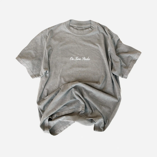 OTS SCRIPT TEE - CEMENT